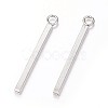 Tarnish Resistant 304 Stainless Steel Pendants STAS-P186-05P-43mm-1