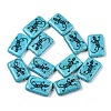 Synthetic Turquoise Beads UNKW-T001-17-2