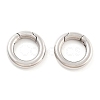 Non-Tarnish 316 Stainless Steel Spring Gate Rings STAS-M296-01P-F-2