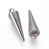 Tarnish Resistant 304 Stainless Steel Pendants STAS-G214-47P-01-2