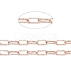 304 Stainless Steel Paperclip Chains CHS-A007-01RG-4