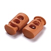 Plastic Spring Cord Lock Stopper Cylinder FIND-I013-A08-2