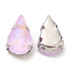 Mocha Fluorescent(MI) Teardrop Sew on Rhinestone GGLA-M006-01A-P01-2