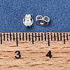 Brass Ear Nuts KK-CBA1A60-08B-S-3