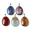 Natural Mixed Stone Pendants G-S299-125-2