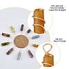 18Pcs 9 Styles Natural Gemstone Pendants FIND-FH0006-44-3