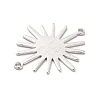 Rack Plating Brass Connector Charms KK-E067-32P-3