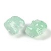 Spray Painted Glass Beads GLAA-Z007-04F-2