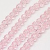 Glass Beads Strands EGLA-J042-8mm-19-1