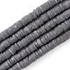Handmade Polymer Clay Beads Strands CLAY-R089-6mm-Q062-1