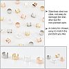 80Pcs 4 Colors 304 Stainless Steel Ear Cuff Findings STAS-UN0023-17-5