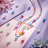 150Pcs Spray Paint ABS Plastic Imitation Pearl Charms FIND-GA0002-72-5