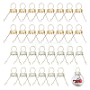 200Pcs 2 Colors Aluminum Round Ornament Cap FIND-AR0004-87A-1