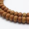 Natural Wood Lace Stone Beads Strands G-G665-15-6x4mm-3