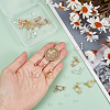 24Pcs 3 Colors Brass Screw On Clip-on Earring Findings KK-SP0001-19-3
