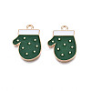 Christmas Style Alloy Enamel Pendants ENAM-Q442-62-2