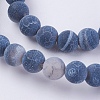Natural Weathered Agate Beads Strands X-G-G589-6mm-07-3