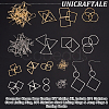Geometric Charm Drop Earring DIY Making Kit DIY-UN0003-01-5