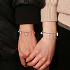 24Pcs 3 Colors 304 Stainless Steel Cable Chains Bracelets for Women BJEW-HS00008-6
