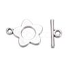 Flower Tibetan Style Alloy Toggle Clasps X-A0977Y-2