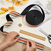 Polyester Grosgrain Ribbon OCOR-WH0105-091A-3
