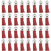 100Pcs Faux Suede Tassel Pendant Decorations FIND-SC0002-29A-1