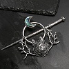 Tibetan Style Alloy Hair Sticks PW-WGEA195-02-2