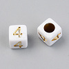 PVD Vacuum Plating Acrylic Beads PACR-T010-004G-2