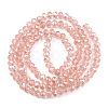 Electroplate Glass Beads Strands EGLA-A034-T6mm-B32-2