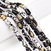 Natural Yellow Turquoise(Jasper) Beads Strands G-N346-01B-15-1