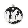Alloy Enamel Pendants PALLOY-Q451-01A-1