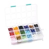 18 Colors Electroplate Glass Beads EGLA-JP0002-03B-4mm-6