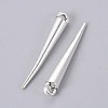 Tibetan Style Alloy Spike Pendants X-TIBEP-A16461-AS-RS-1