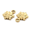 304 Stainless Steel Charm STAS-R124-03G-3