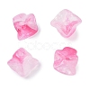 Transparent Spray Paint Glass Beads GLAA-H035-03E-1