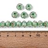 Handmade Foil Glass Beads FOIL-Q001-02C-4
