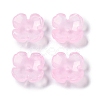 Baking Paint Glass Bead Caps GLAA-S202-04C-1