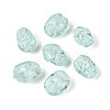 Handmade Lampwork & Glitter Powder Beads Strands LAMP-T023-29E-2