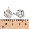 Brass Micro Pave Cubic Zirconia Pendants KK-L260-07P-3
