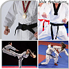 Taekwondo Belt AJEW-WH0314-341D-5