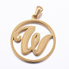 Ion Plating(IP) 304 Stainless Steel Pendants STAS-K162-076G-1