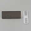 Alloy Blank Rectangle Label Tags FIND-WH0173-409D-B-1