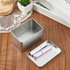 Tinplate Storage Boxs with Lids CON-WH20001-25B-4