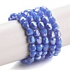 Electroplate Glass Beads Strands EGLA-D030-P4mm-B05-2