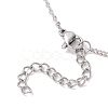 1.5MM Brass Cable Chain Curb Chain Necklaces for Women NJEW-JN05555-01-5