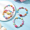Cross Acrylic Stretch Bracelets BJEW-JB12616-2