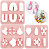 3Pcs 3 Styles ABS Plastic Plasticine Tools DIY-SC0025-44-1