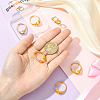 6Pcs Adjustable Brass Finger Rings Components KK-BBC0021-27-3