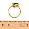 304 Stainless Steel Pave Cubic Zirconia Finger Rings for Women SA-CBAABBA-08C-G-3