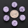 Transparent Crackle Acrylic Beads MACR-S373-66B-N15-3